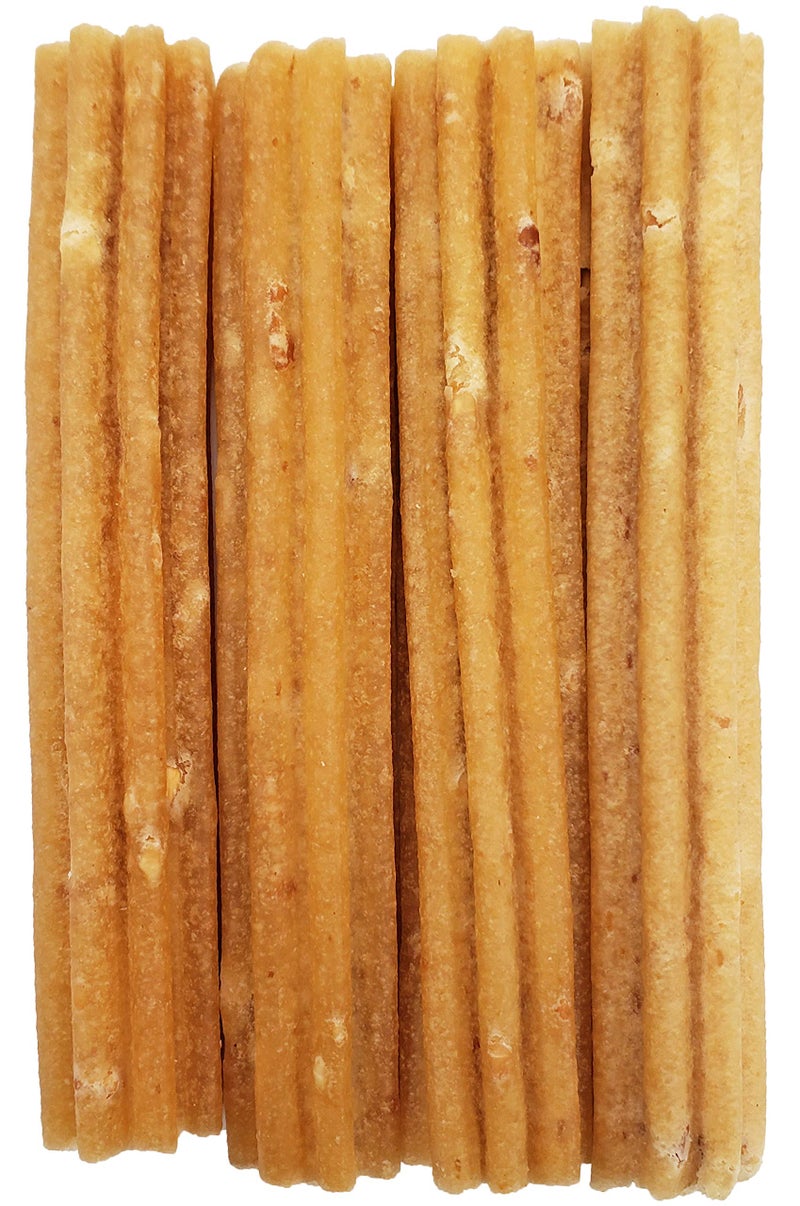 Himalayan Dog Chew مضغ هيمالايا للكلاب تشورو من جبن الياك، 100% طبيعي، يدوم طويلاً، خالي من الغلوتين، مكافآت صحية وآمنة للكلاب، خالية من اللاكتوز والحبوب، غنية بالبروتين، بنكهة زبدة الفول السوداني الحقيقية، 4 تشوروس لكل كيس - Image 5